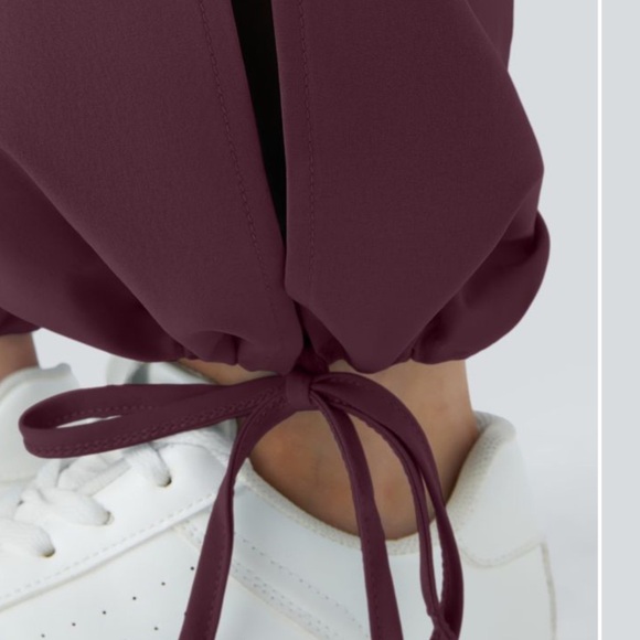 NWT Breezeful High Waisted Drawstring Side Pocket Split Hem Quick Dry Joggers XL - Picture 4 of 5